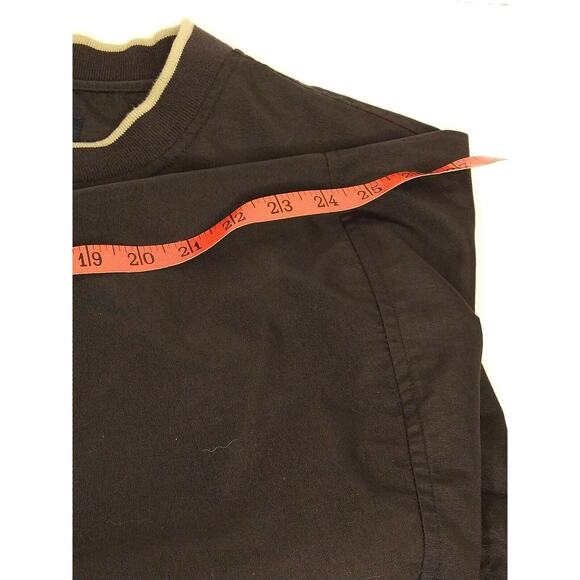 Outfitter Trading Co Men’s XL Black Golf Windshirt Pullover V-Neck Jacket - Picture 3 of 8